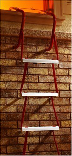   Fire Escape Ladder with Anti Slip Rungs, 25 Foot 047871680948  