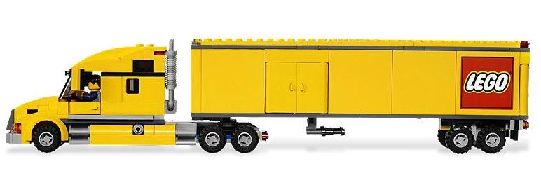 LEGO City Semi Truck Trailer Cargo Hauler  3221  
