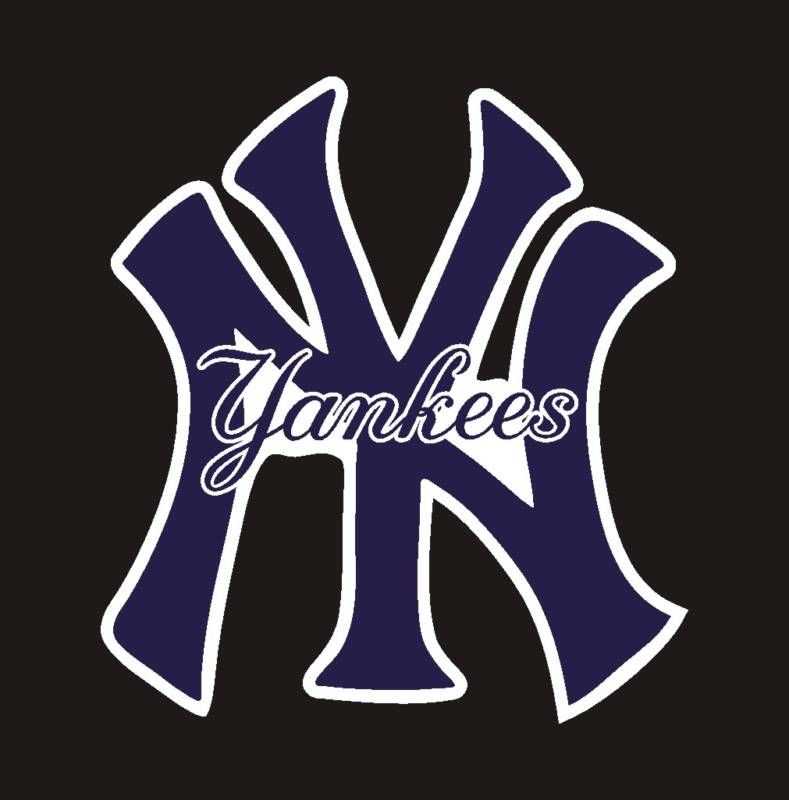 New York Yankees MLB Vinyl Sticker Decal 5x5.5 #9a  