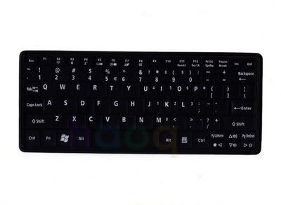 Black keyboard Cover Skin Acer Aspire one 533 d255 d260  