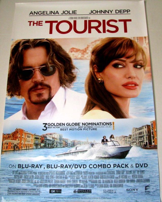 The Tourist Movie Poster Angelina Jolie Johnny Depp  