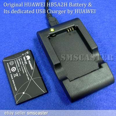 HUAWEI HB5A2H Battery & USB Charger U7510 U7519 M750  