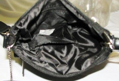 Leather Cross Body Messenger Purse Belt Waist Black Bag  