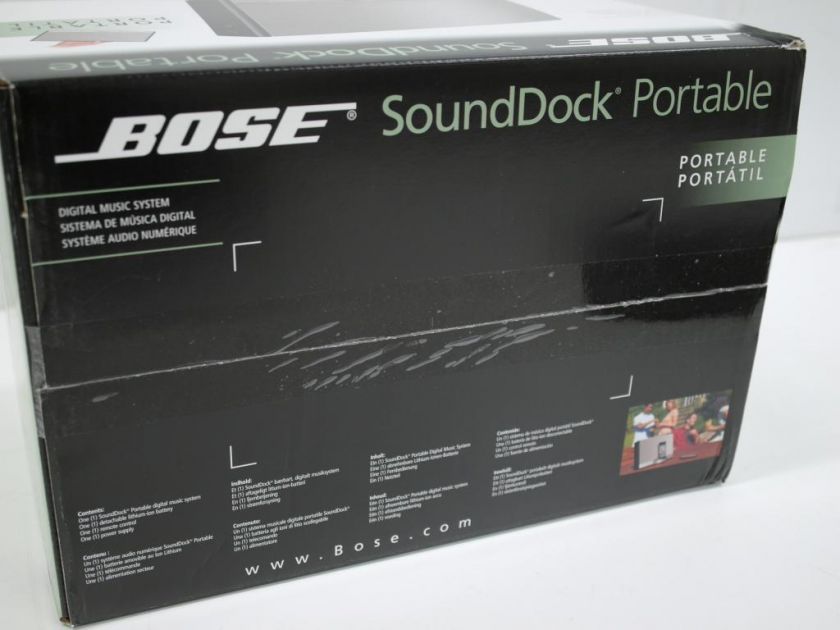 Bose music to go package   SoundDock for iPod and iPhone (Gloss Black 