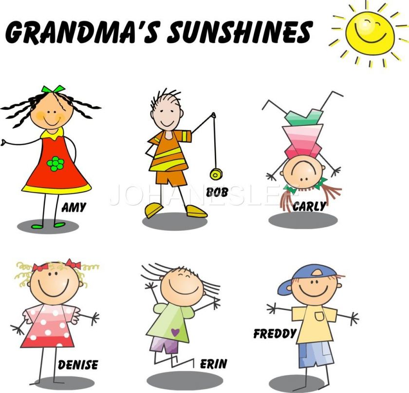Custom Personalized Print Sweatshirt Grandmother Grandma Nana 