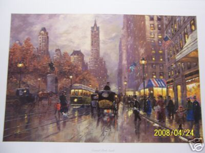 LE Print by Robert Lebron Central Park SouthCA S/N  