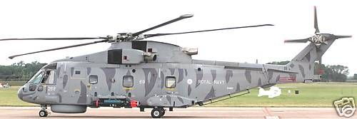Agusta Westland AW 101 Merlin Helicopter Wood Model FS  