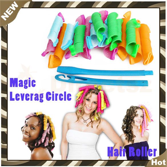   PCS Salon Hair Rollers Curlers Magic Leverage Set High Speed Hair Care