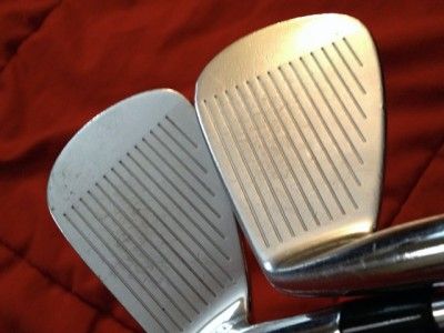   VR FORGED COMBO IRONS 4 PW 4 6 SPLIT CAVITY 7 PW TW BLADE STIFF  