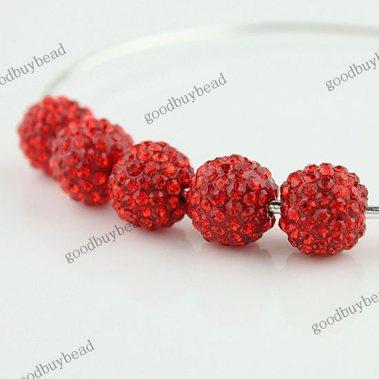   DISCO BALL SPACER LOOSE BEADS JEWELRY FINDINGS 10MM WHOLESALE  