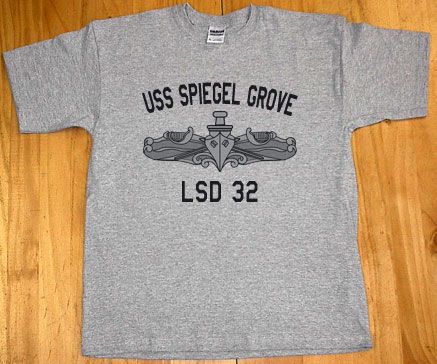 USN US Navy USS Spiegel Grove LSD 32 T Shirt  